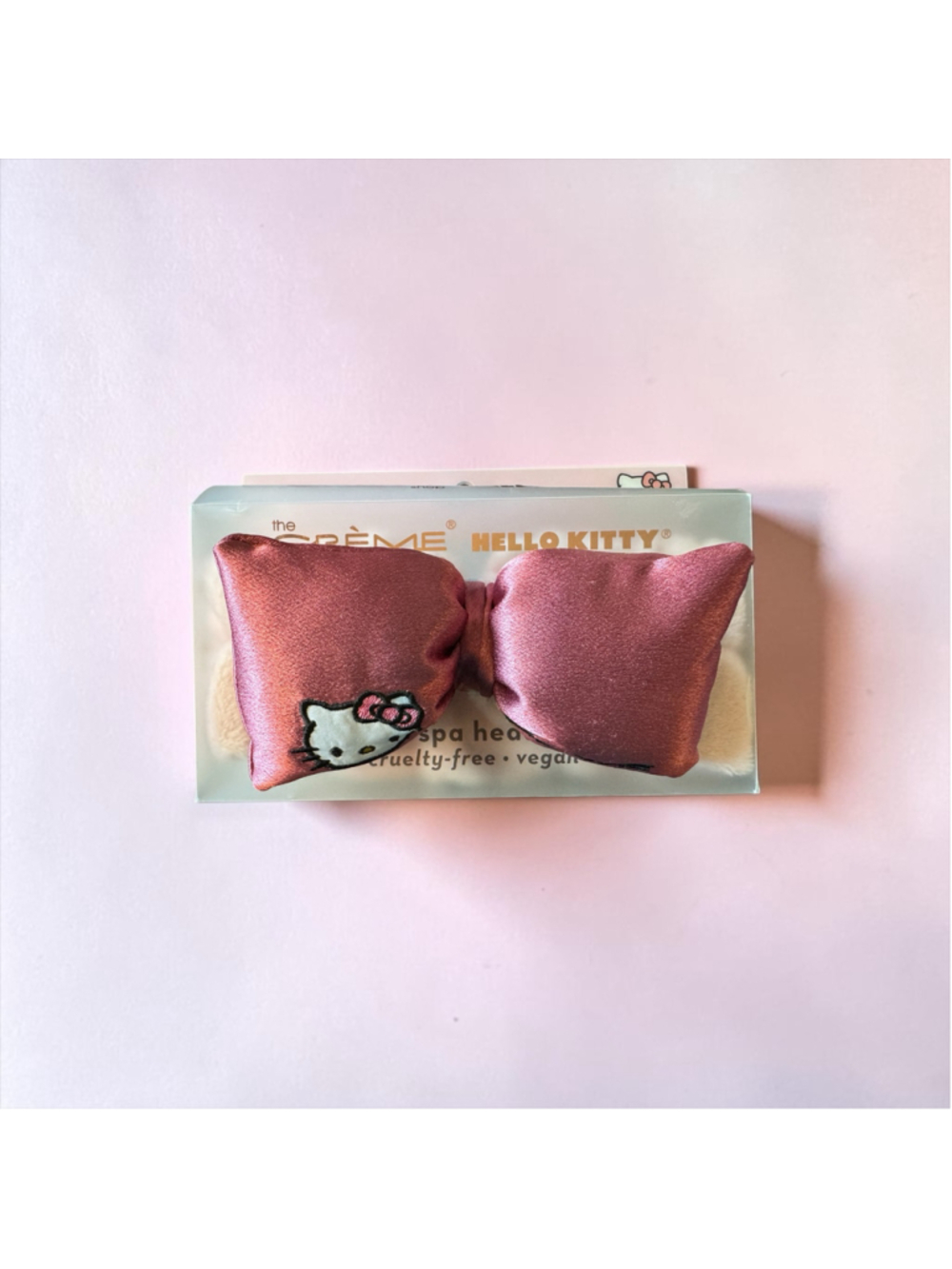The Crème Shop Hello Kitty Pink Plush Spa Headband